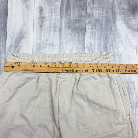 ✅Mens L Talentless Sweatpants Embroidered Logo Ivory/Bone Joggers Y2K Streetwear - Picture 7 of 11